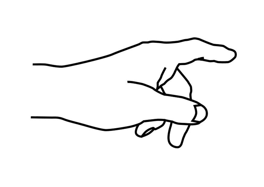 indicare Disegno da colorare indicare