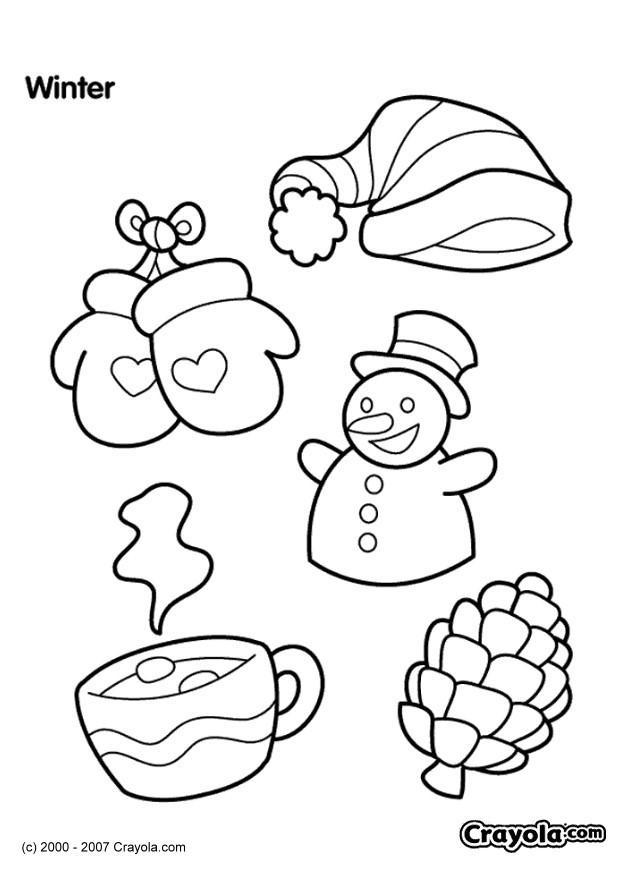 inverno Disegno da colorare inverno