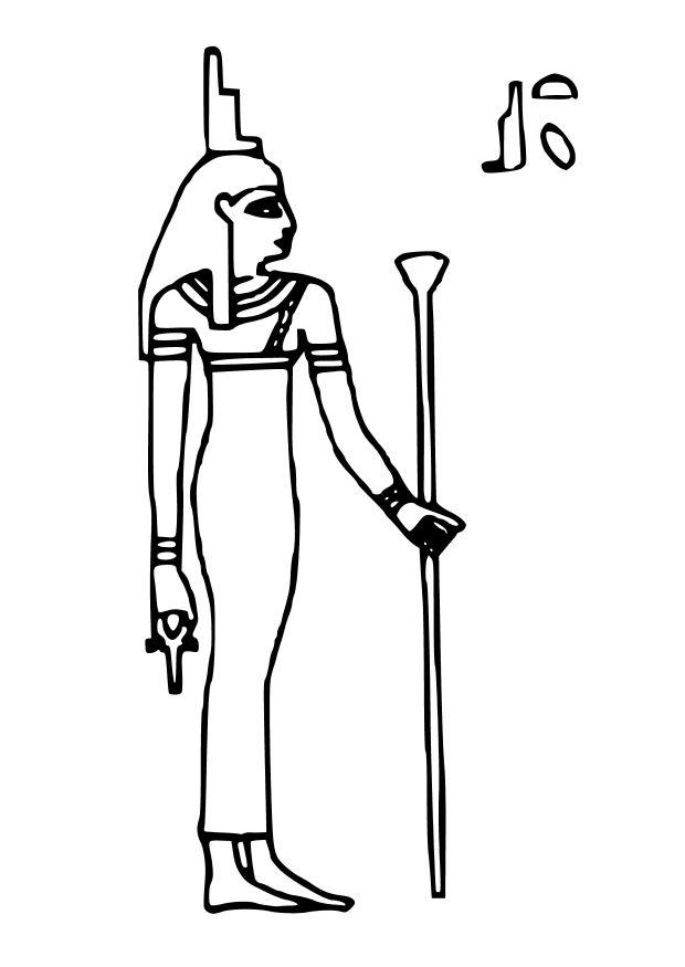 isis Disegno da colorare isis