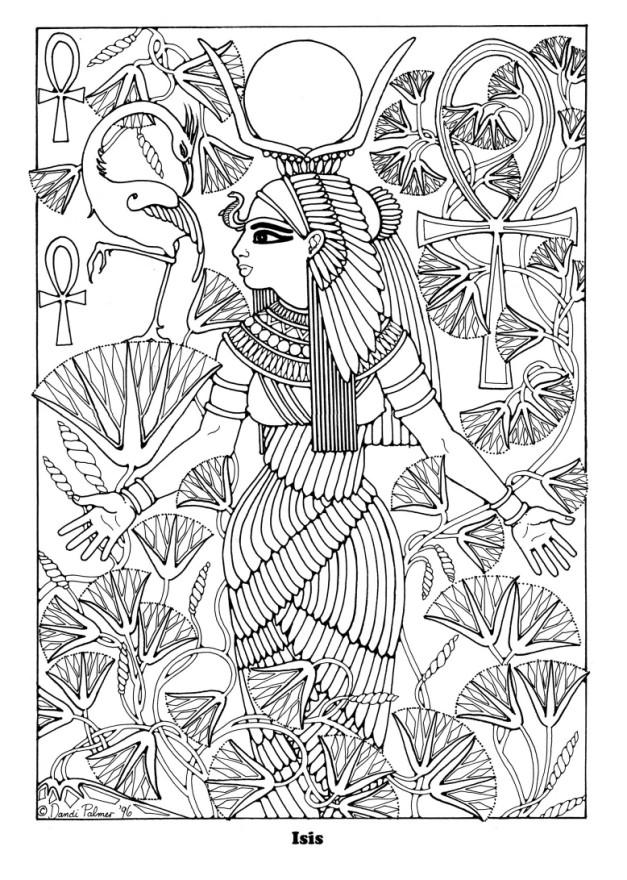 isis Disegno da colorare isis