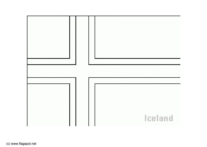 islanda Disegno da colorare islanda