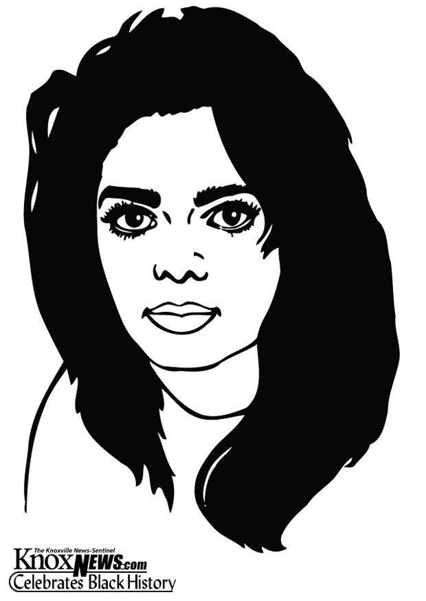 Disegno da colorare janet jackson
