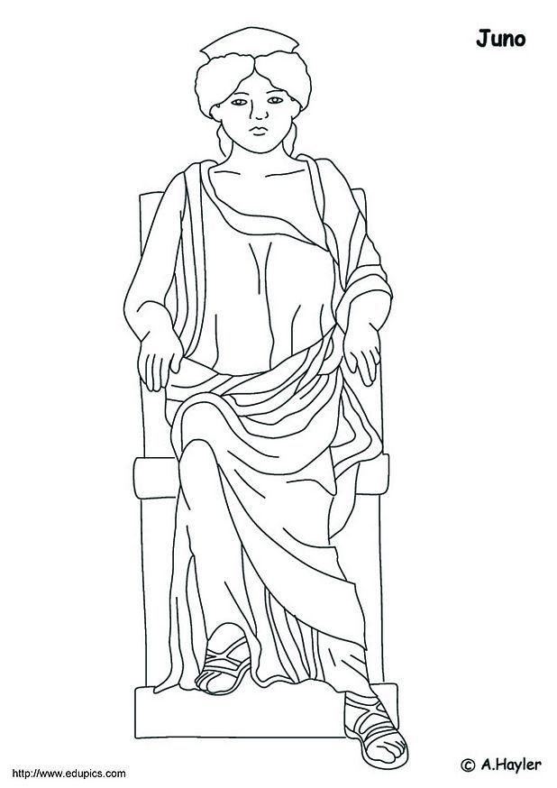 juno Disegno da colorare juno