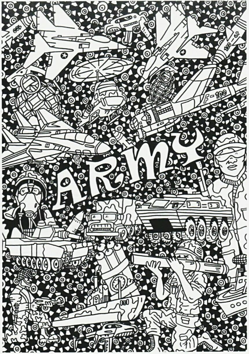 l'esercito Disegno da colorare l'esercito