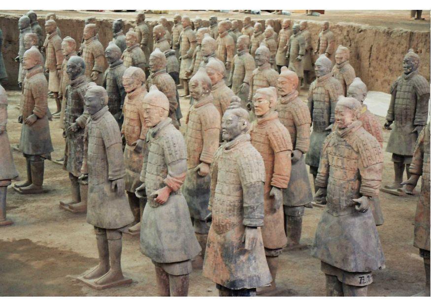 lesercito di terracotta Foto lesercito di terracotta