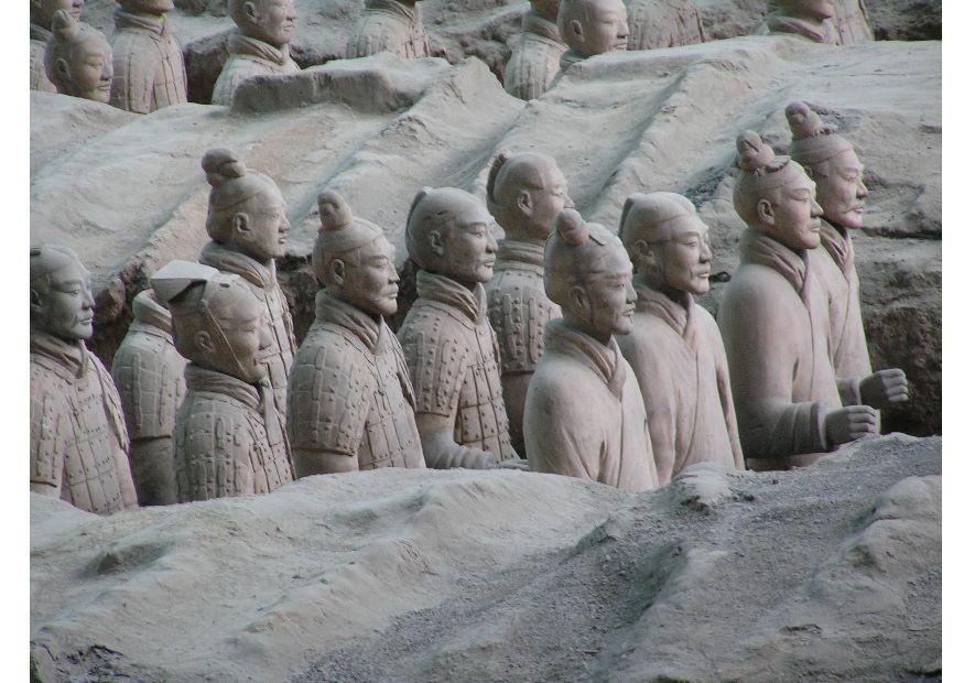 lesercito di terracotta Foto lesercito di terracotta