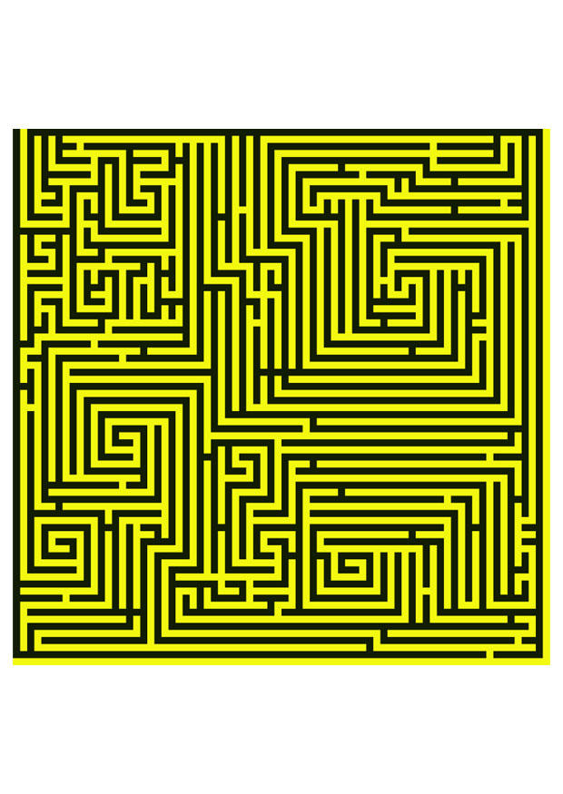 labirinto - giallo immagine labirinto - giallo