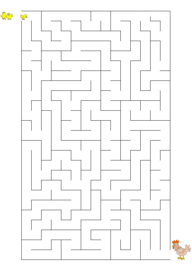 labirinto - pollo immagine labirinto - pollo
