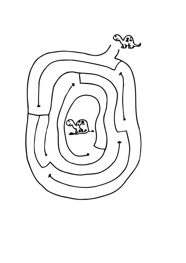labirinto - tartaruga Disegno da colorare labirinto - tartaruga