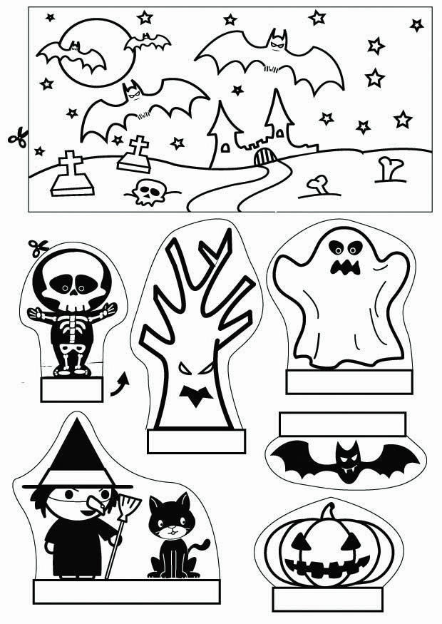 Laboratorio creativo vetrina di halloween