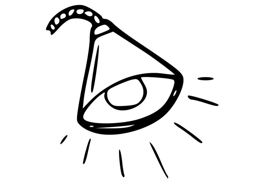 lampada Disegno da colorare lampada