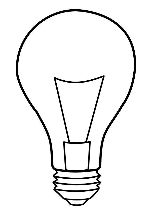 lampada Disegno da colorare lampada
