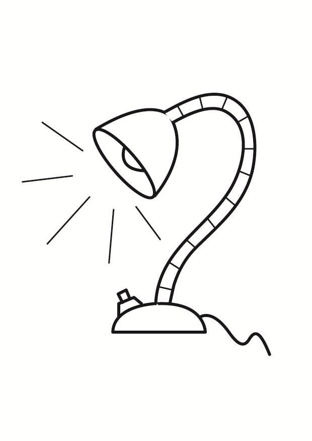 lampada Disegno da colorare lampada