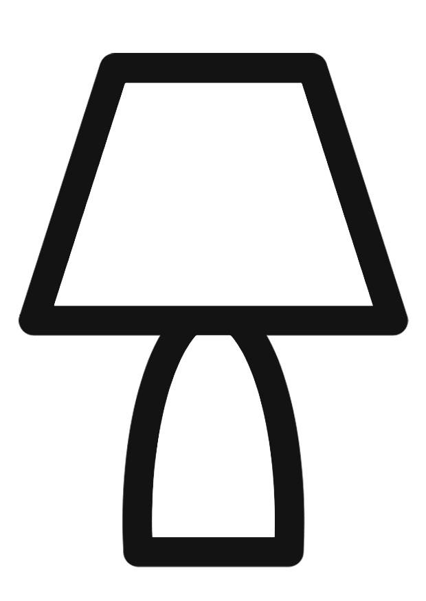 lampada Disegno da colorare lampada