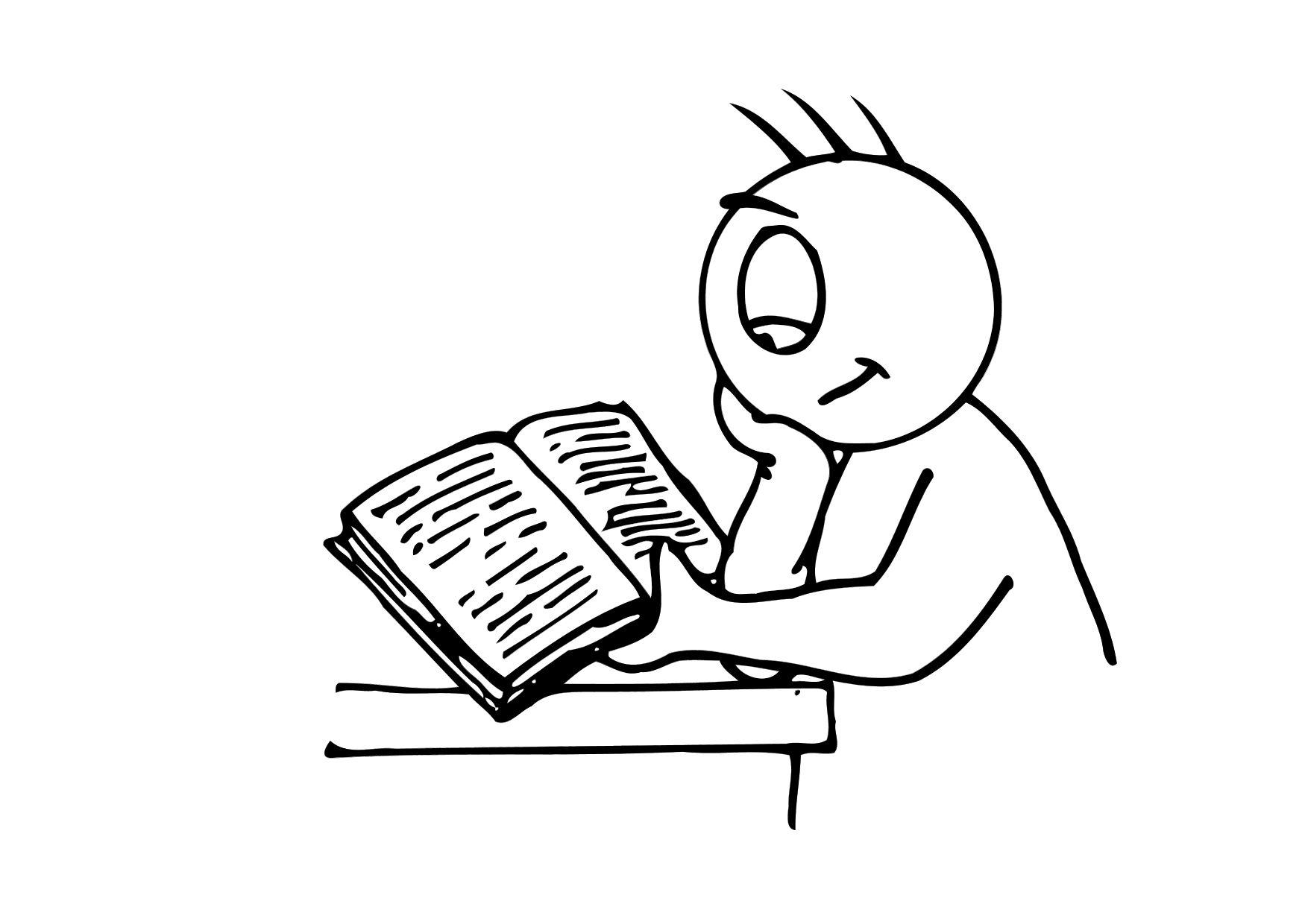leggere Disegno da colorare leggere
