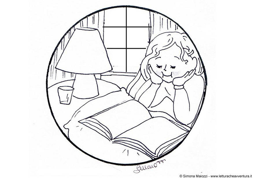leggere Disegno da colorare leggere