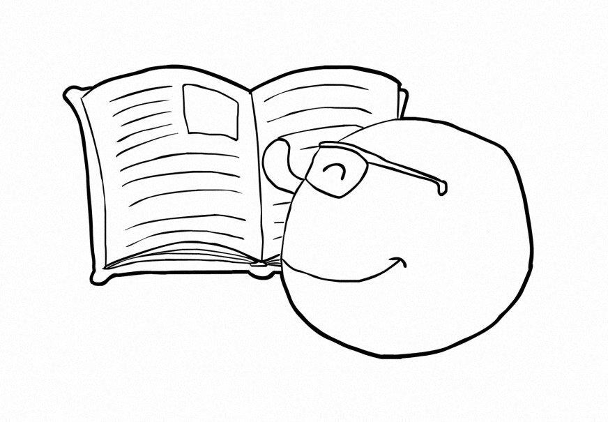 leggere Disegno da colorare leggere