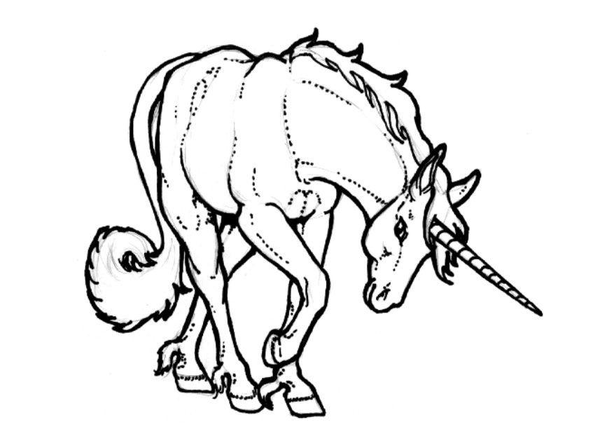 leocorno Disegno da colorare leocorno