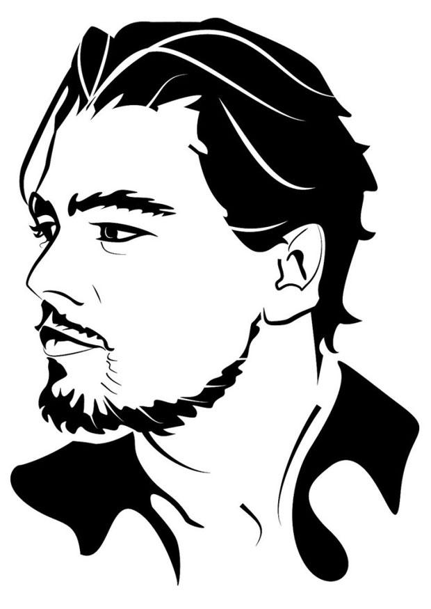 leonardo di caprio Disegno da colorare leonardo di caprio