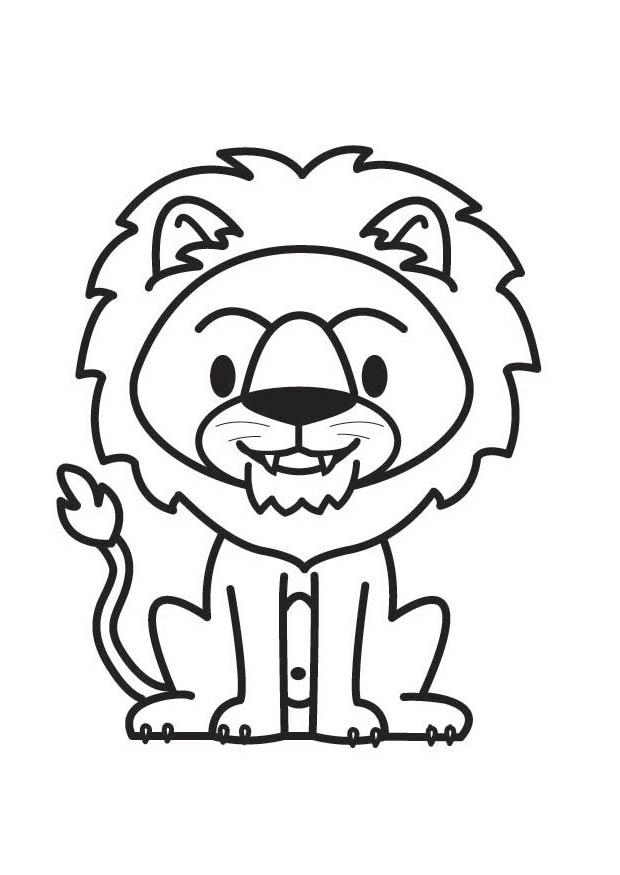 leone Disegno da colorare leone