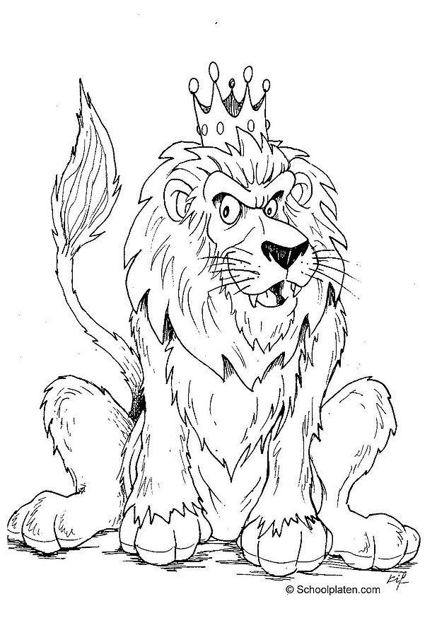 leone Disegno da colorare leone