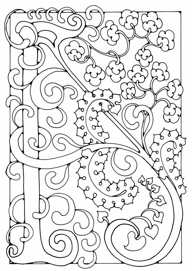 Disegno da colorare lettera - a