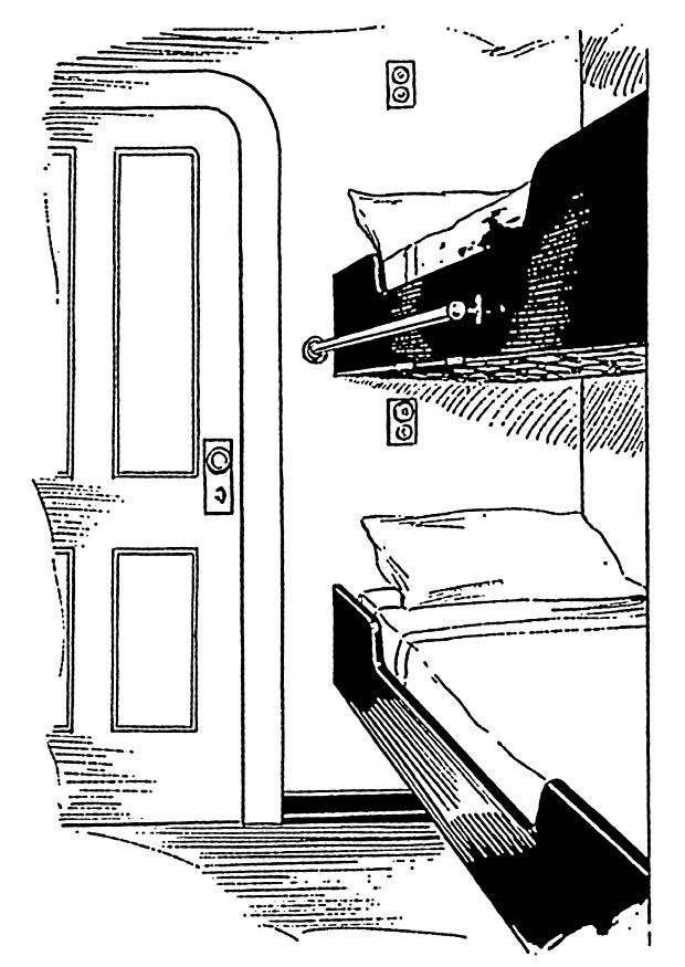 letto - posto letto sulla nave Disegno da colorare letto - posto letto sulla nave