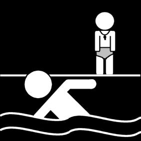lezione di nuoto Disegno da colorare lezione di nuoto