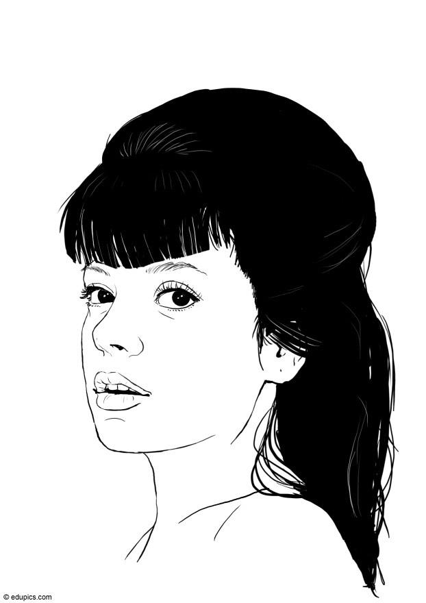 lily allen Disegno da colorare lily allen