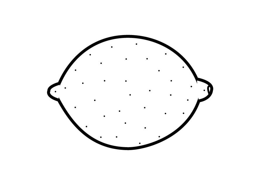 limone Disegno da colorare limone