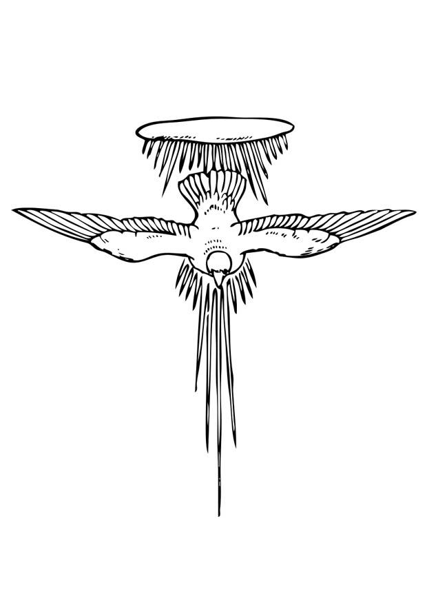 lo spirito santo Disegno da colorare lo spirito santo