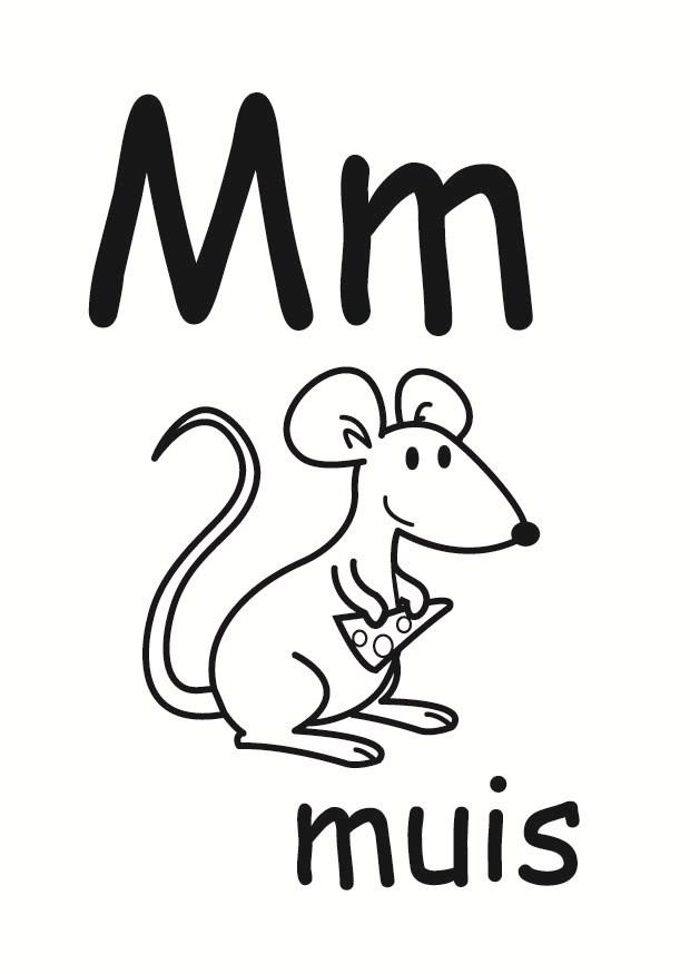m Disegno da colorare m