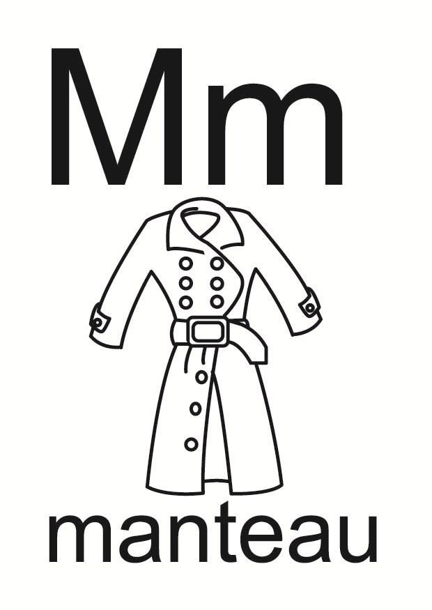 m Disegno da colorare m