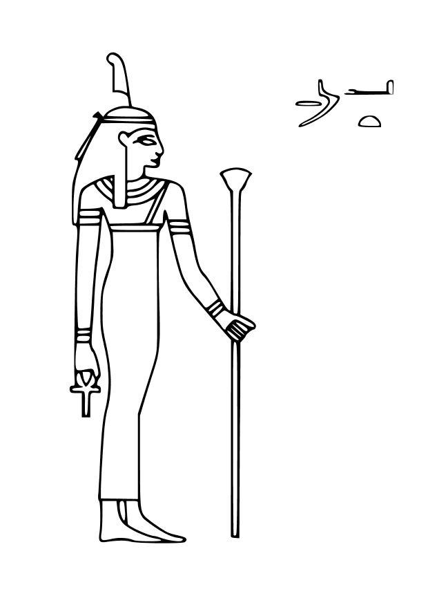 maat Disegno da colorare maat