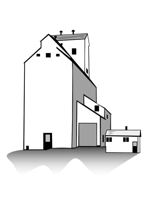 magazzino di grano Disegno da colorare magazzino di grano