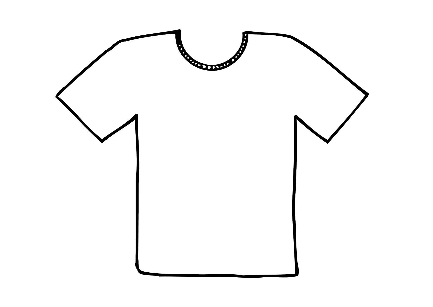 maglietta Disegno da colorare maglietta