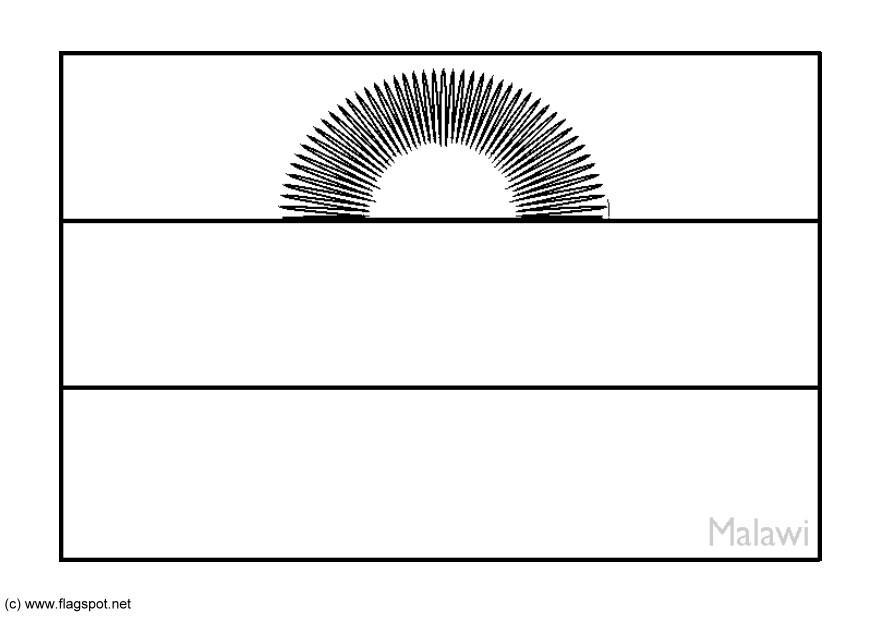 Disegno da colorare malawi