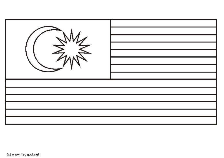 malaysia Disegno da colorare malaysia