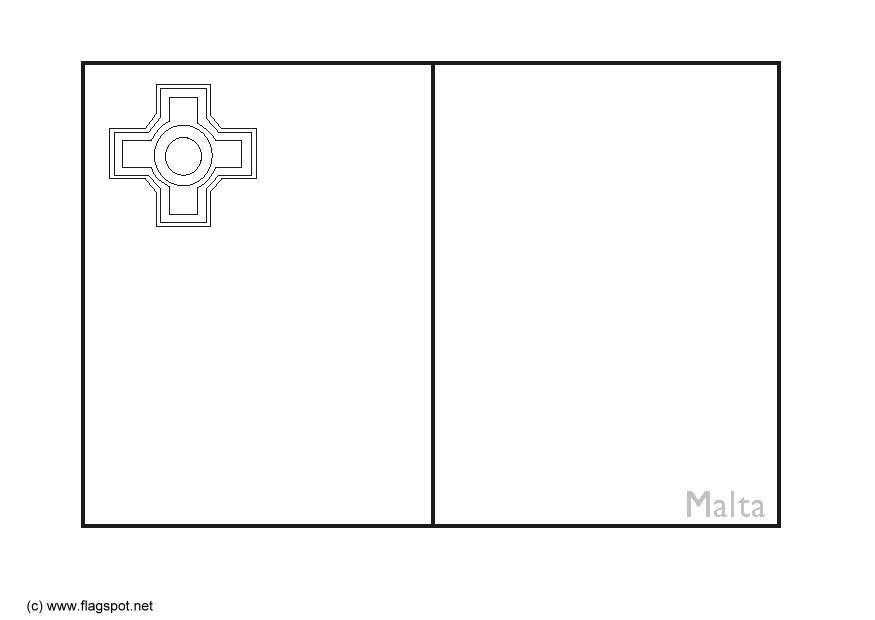 Disegno da colorare malta