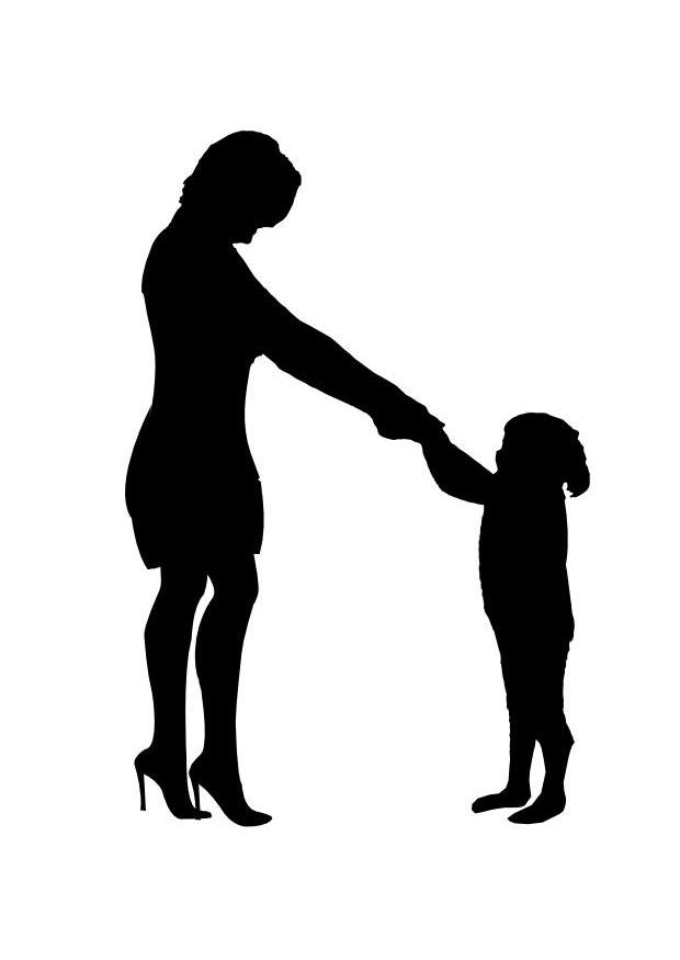mamma e figlia Disegno da colorare mamma e figlia