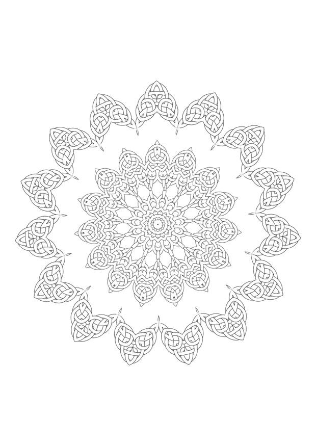 mandala Disegno da colorare mandala