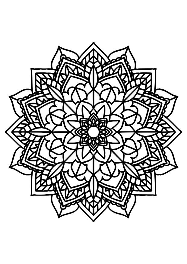 mandala Disegno da colorare mandala