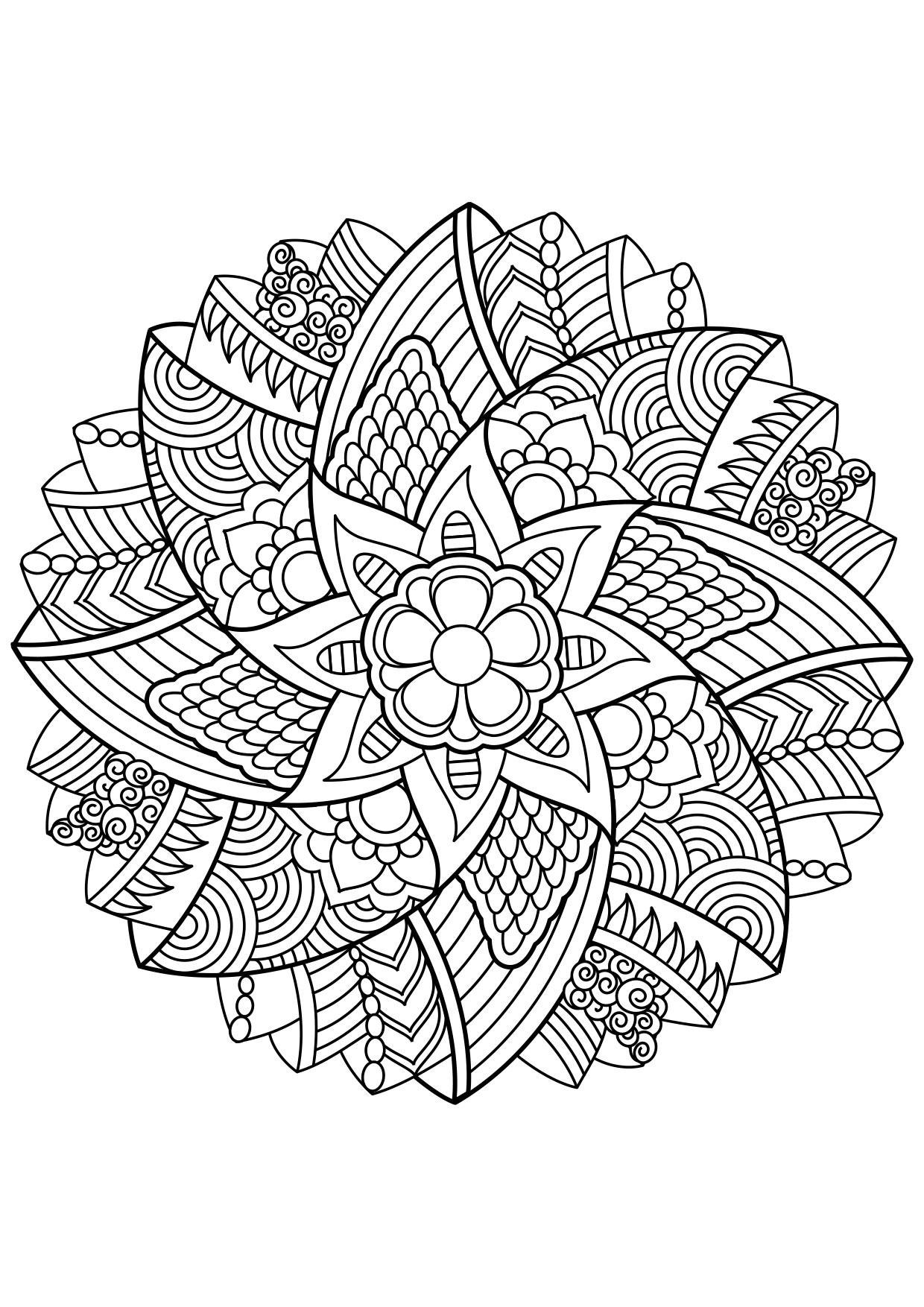mandala Disegno da colorare mandala