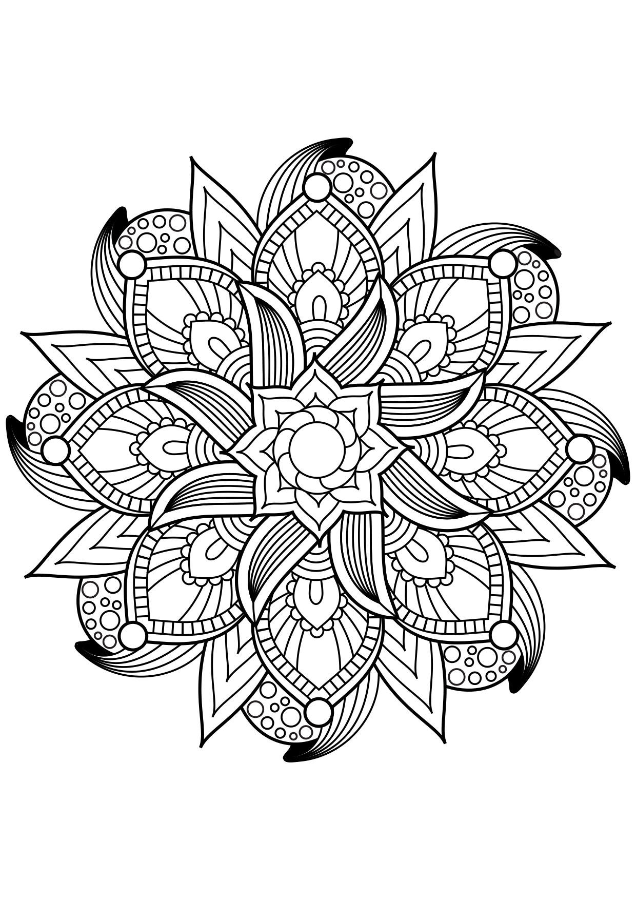 mandala Disegno da colorare mandala