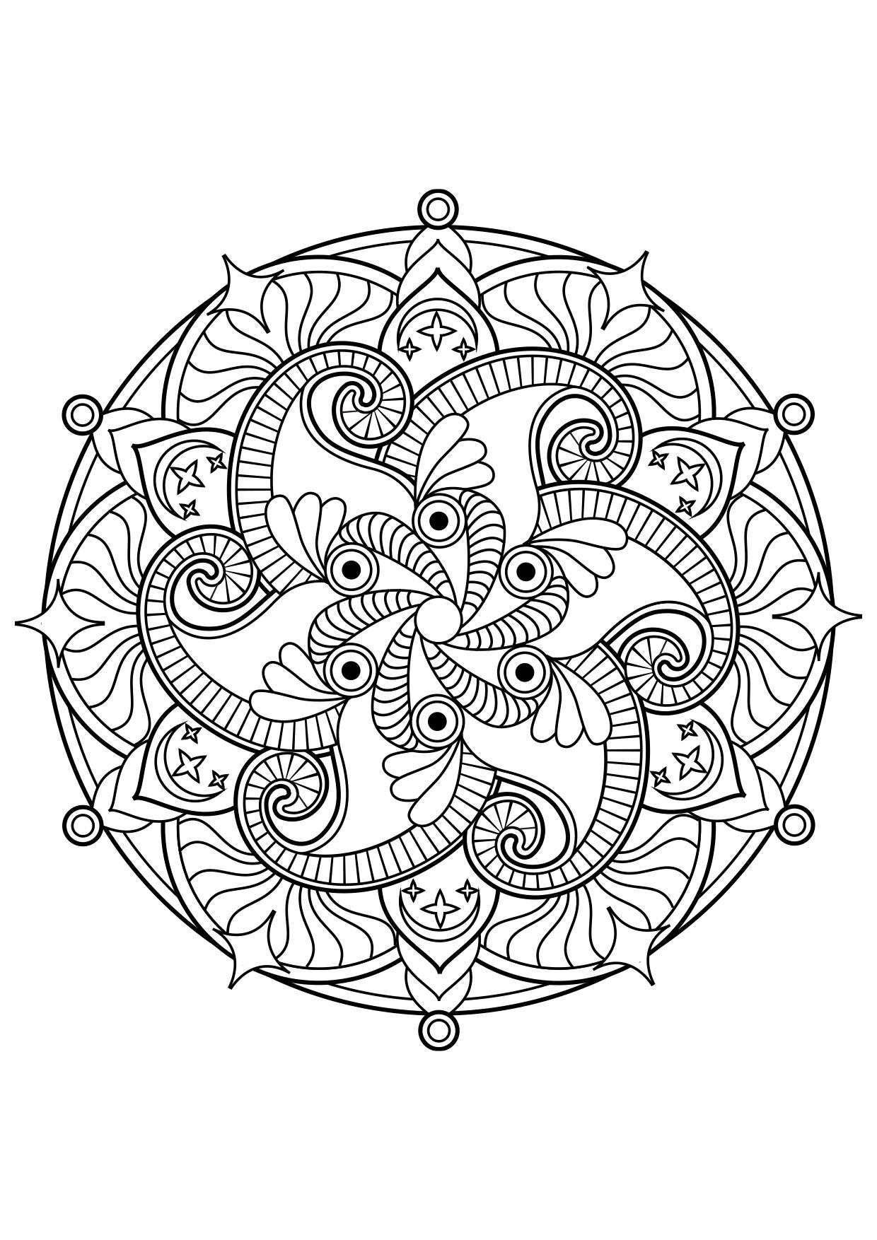 mandala Disegno da colorare mandala