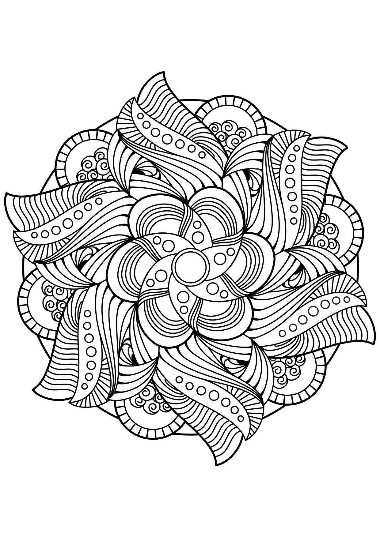 mandala Disegno da colorare mandala