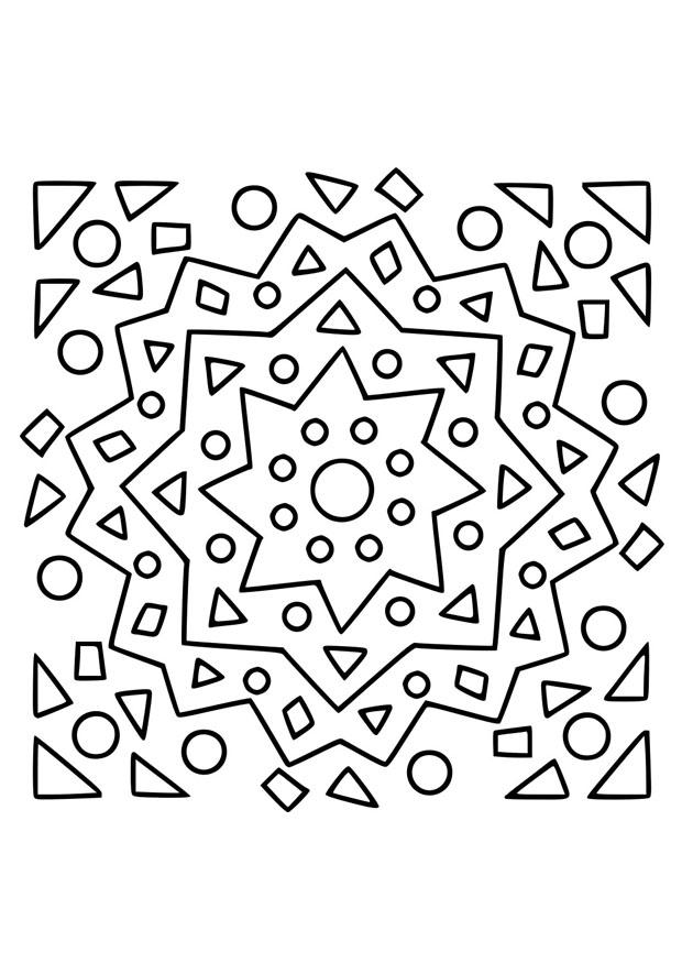 mandala20 Disegno da colorare mandala20