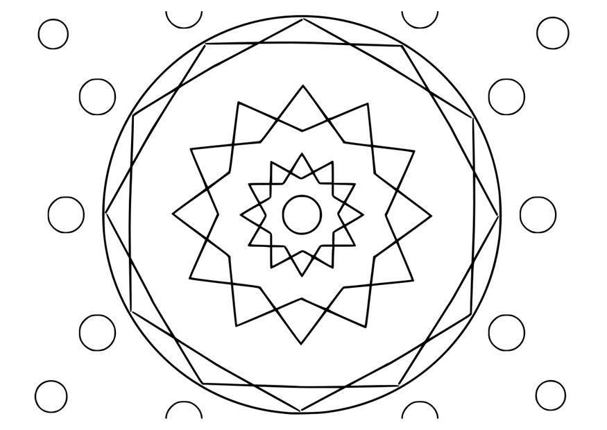 mandala22 Disegno da colorare mandala22