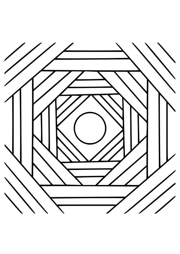 Disegno da colorare mandala23