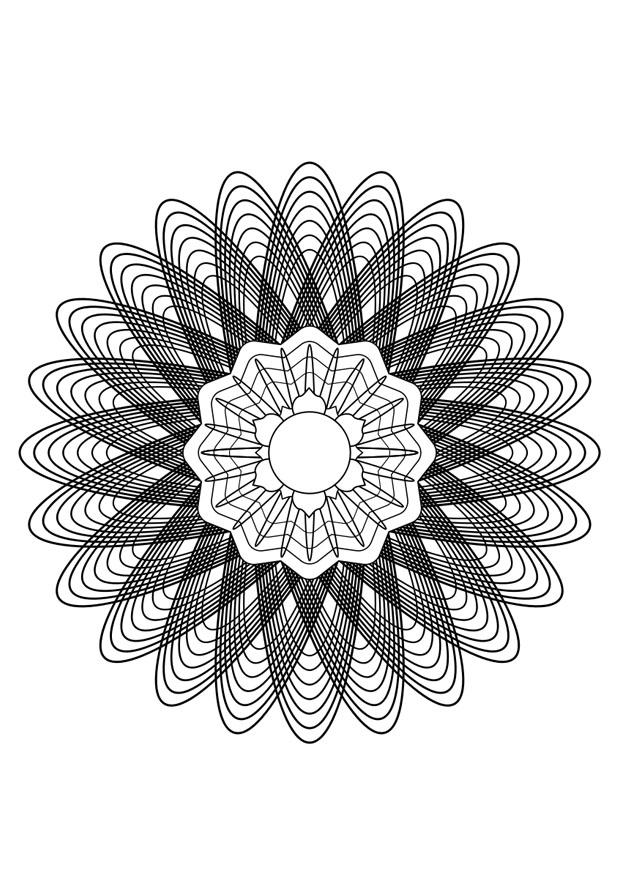 mandala28 Disegno da colorare mandala28